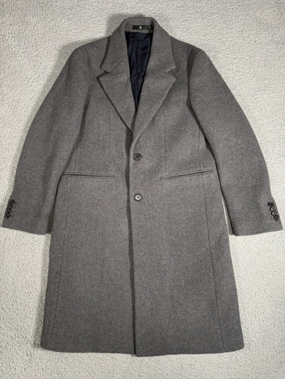 NEW BANANA REPUBLIC italian melton grey topcoat coat m mens. new no tags